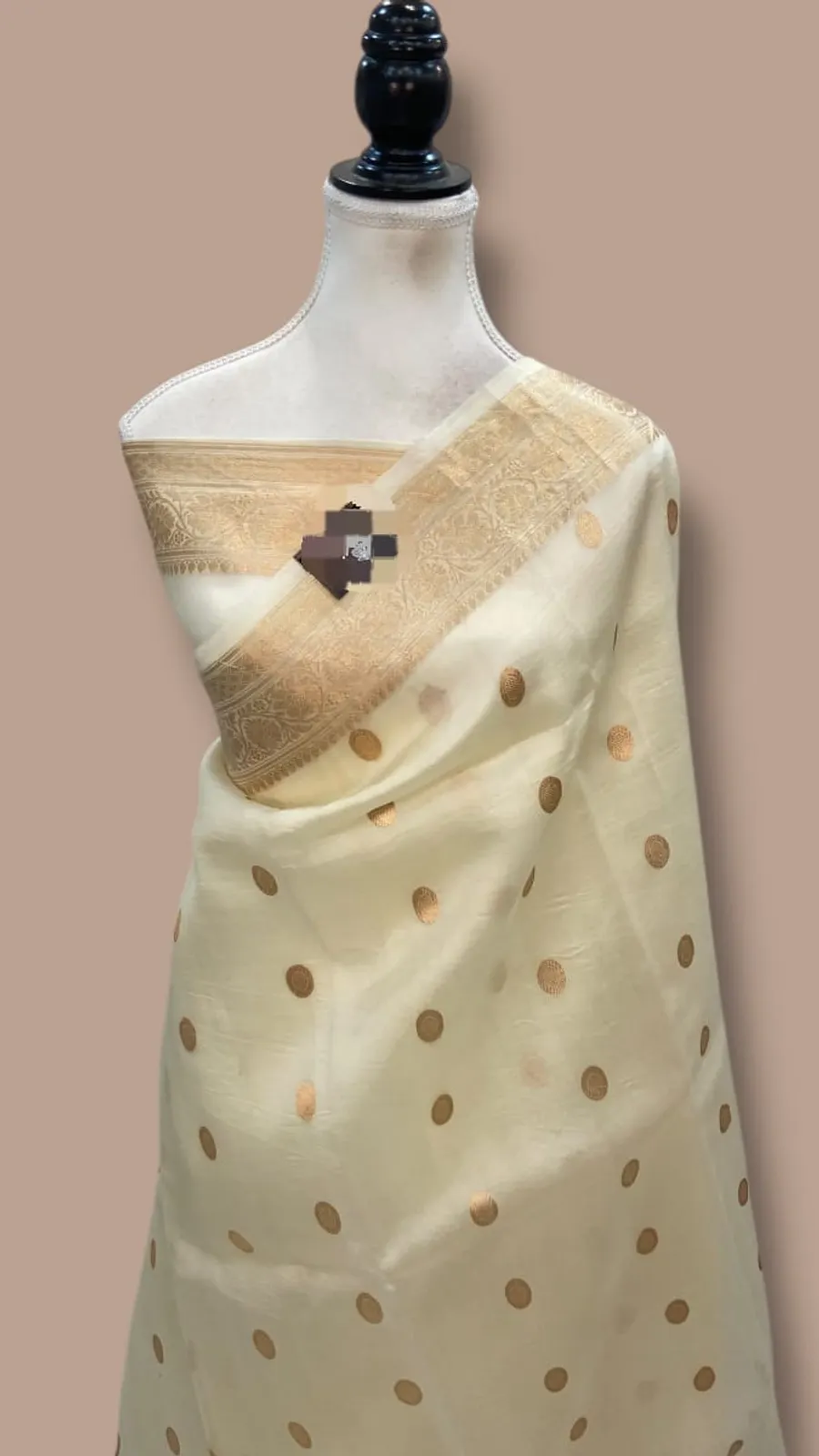  Royal Zari Weave Organza Saree